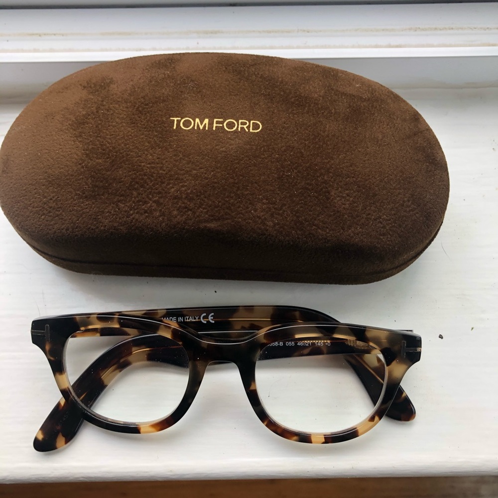 Tom Ford Eyeglasses Brown Tortoise shell color